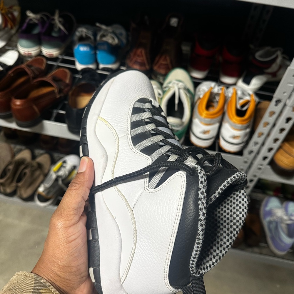 Jordan Black and White Sneakers